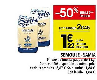 Semoule - Samia