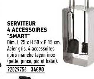 Serviteur 4 Accessoires "smart"