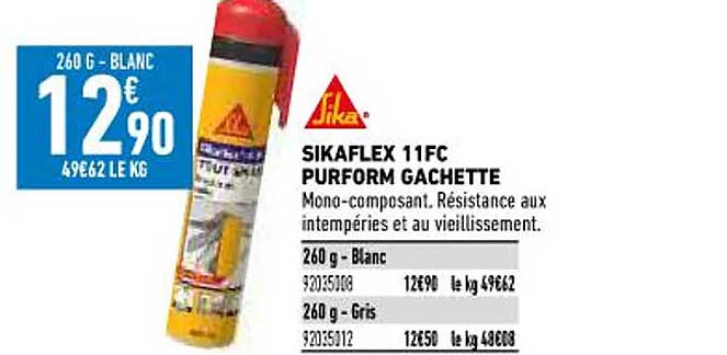 sikaflex 11fc purform gachette
