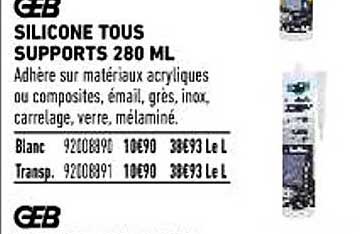silicone tous supports 280ml geb
