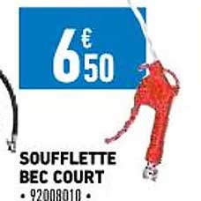 soufflette bec court