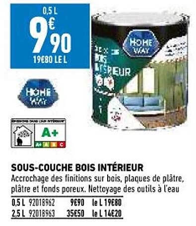 sous-couche bois intérieure