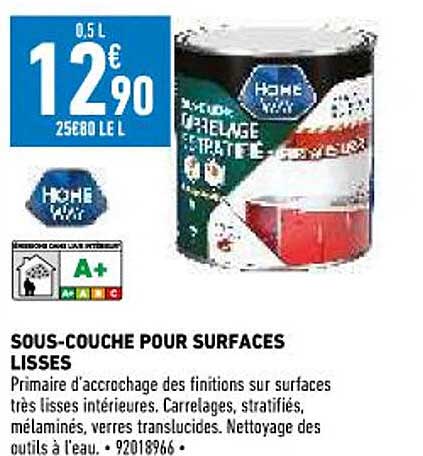 sous-couche pour surfaces lisses home way