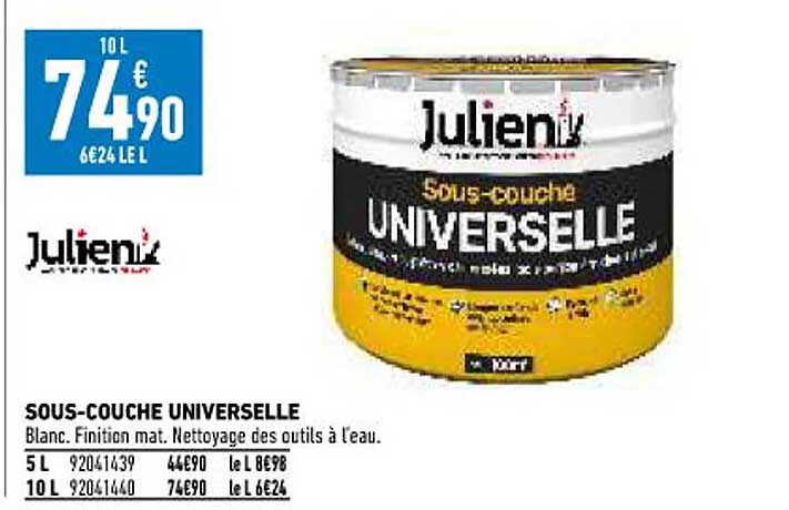 sous-couche universelle julien