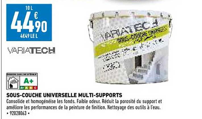 sous-couche universelle multi-supports variatech