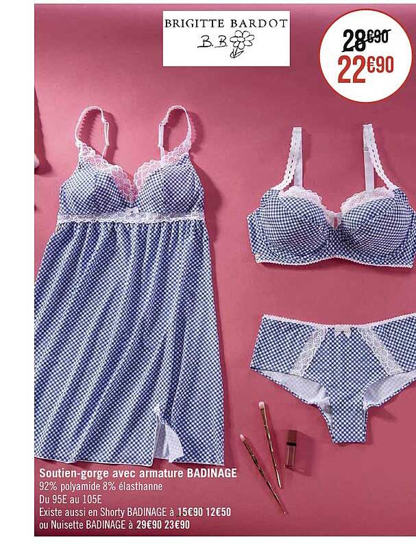 soutien-gorge avec armature badinage