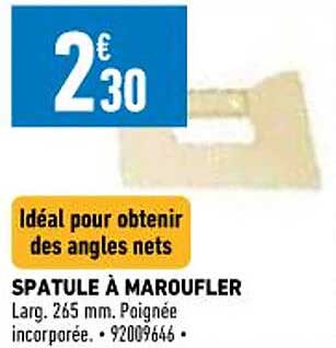 Spatule à Maroufler