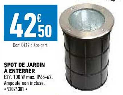 spot de jardin à enterrer