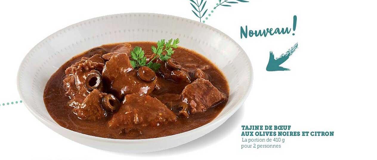 Tajine De Bœuf Aux Olives Noires Et Citron