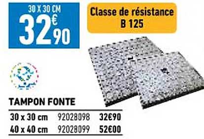 tampon fonte