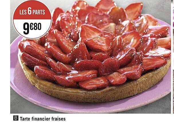 Tarte Financier Fraises