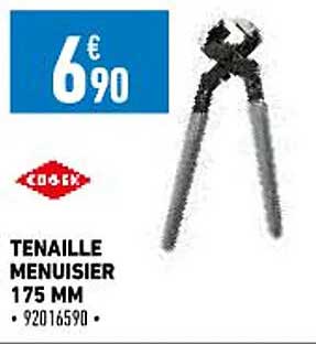 tenaille menuisier 175 mm cogex