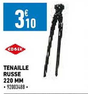 Tenaille Russe 220 Mm Cogex