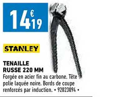 tenaille russe 220 mm stanley