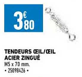 tendeurs œil-œil acier zingué