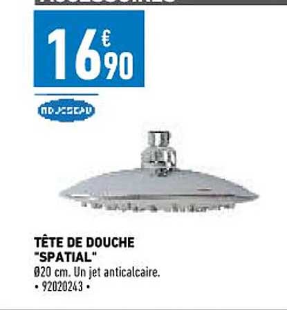 tête de douche "spatial"