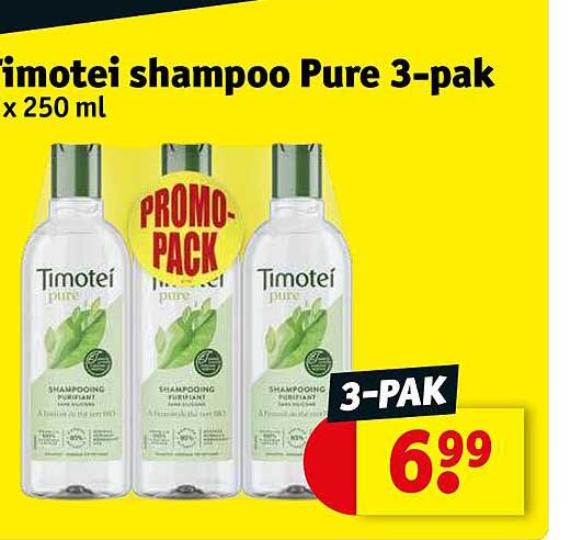timotei shampoo pure 3-pak