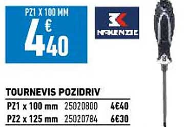 tournevis pozidriv