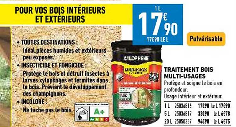 traitement bois multi-usages xylophene