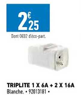 triplite 1 x 6A + 2 x 16A