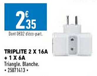 triplite 2 x 16A +  1 x 6A