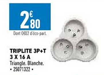 triplite 3p+t  3 x 16A