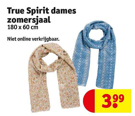 true spirit dames zomersjaal