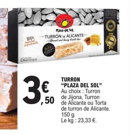 turron "plaza del sol"