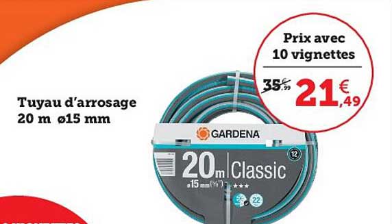 tuyau d'arrosage 20m ø15mm