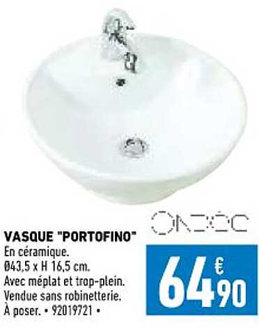Vasque "portofino"