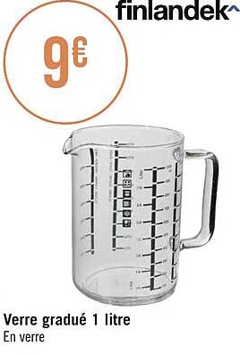 verre gradué 1 litre finlandek