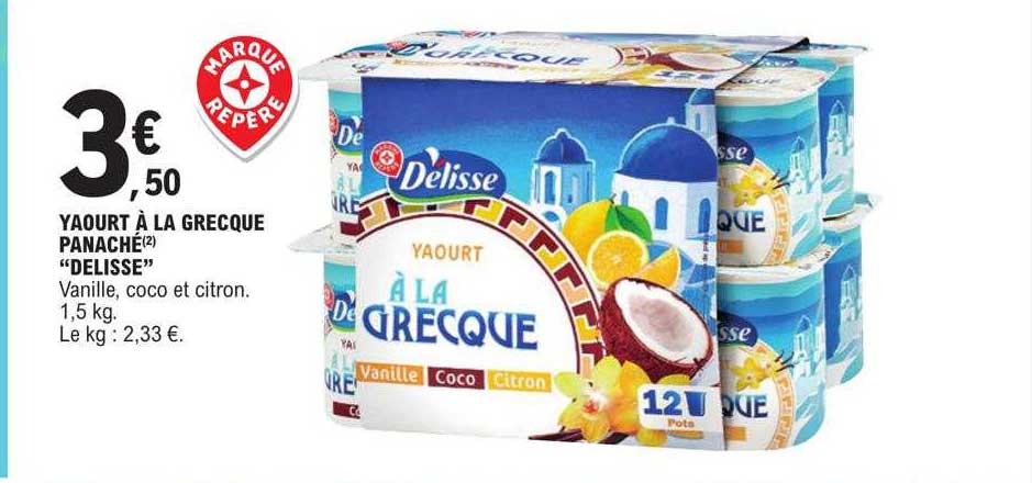Yaourt à La Grecque Panaché "délisse"