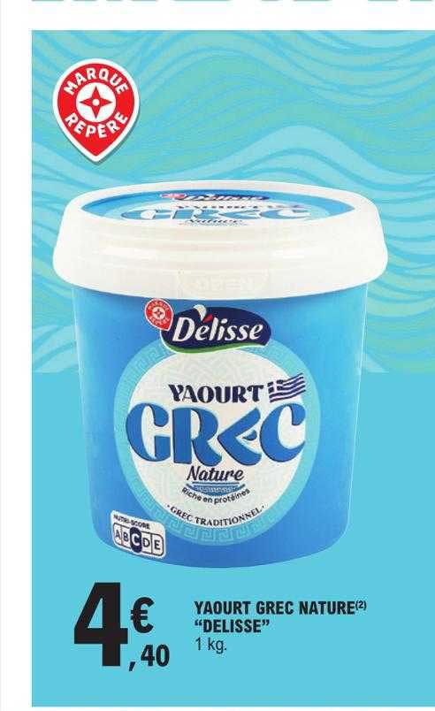 yaourt grec nature "delisse"