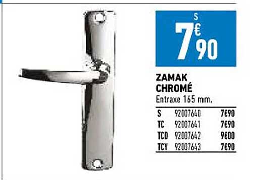 zamak chromé
