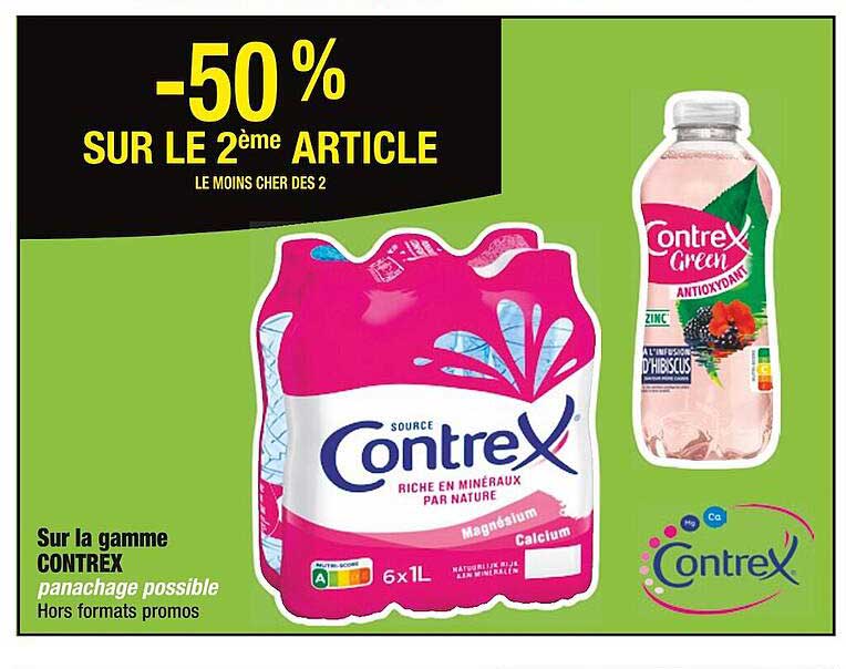 -50% Sur Le 2e Sur La Gamme Contrex