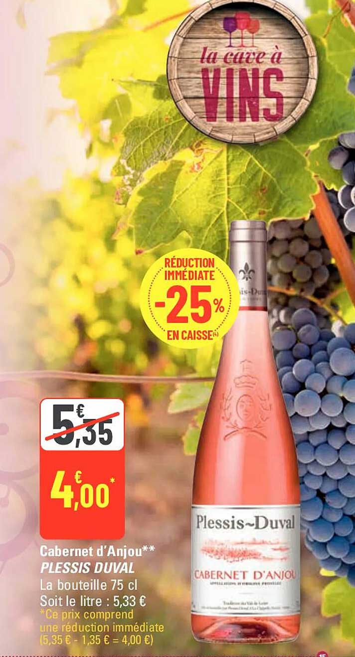 cabernet d'anjou plessis duval