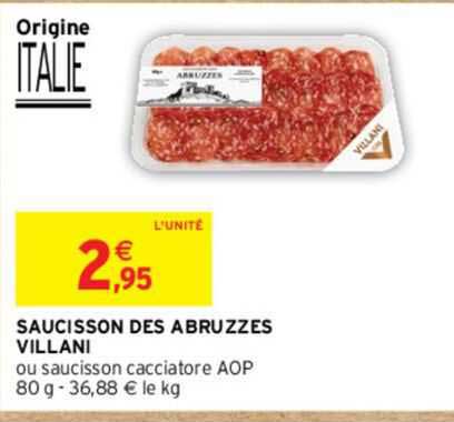 Saucisson Des Abruzzes Villani