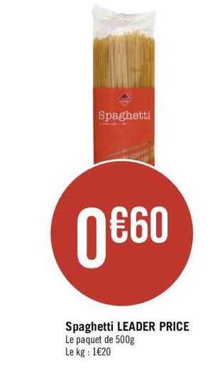 spaghetti leader price