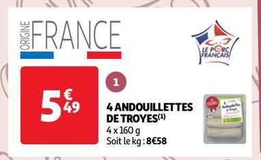 4 Andouillettes De Troyes