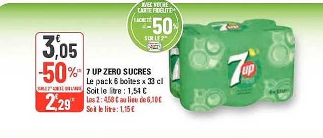 7 Up Zéro Sucres
