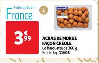 acras de morue façon créole