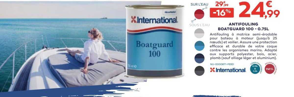 antifouling boatguard 100 - 0.75 l international