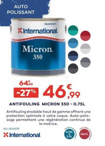 antifouling micron 350 - 0.75 l international