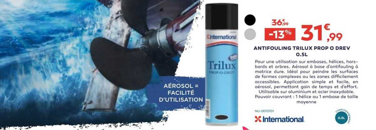 antifouling trilux prop o drev 0.5 l international