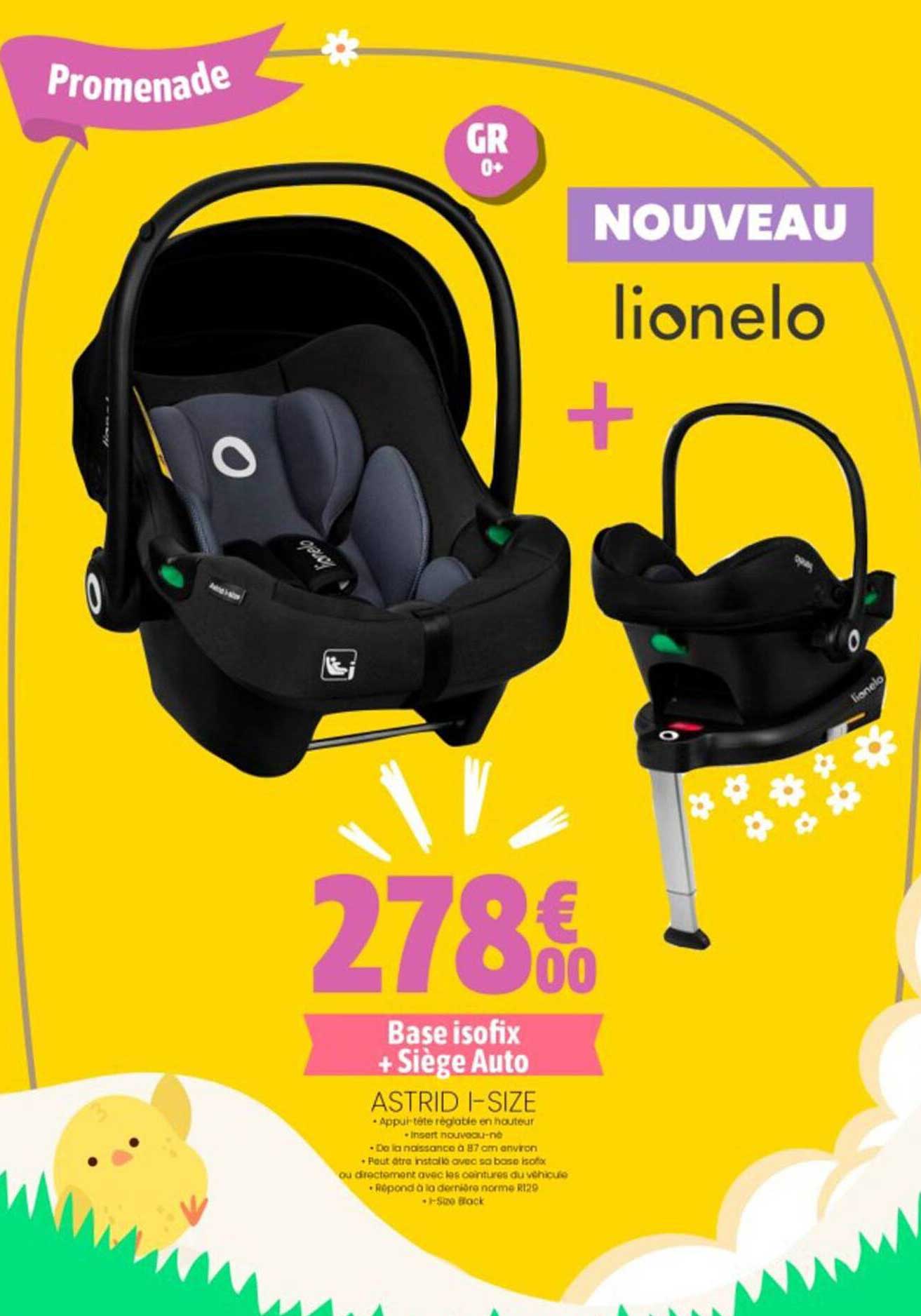 base isofix + siège auto