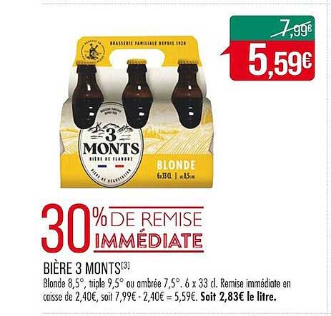 bière 3 monts