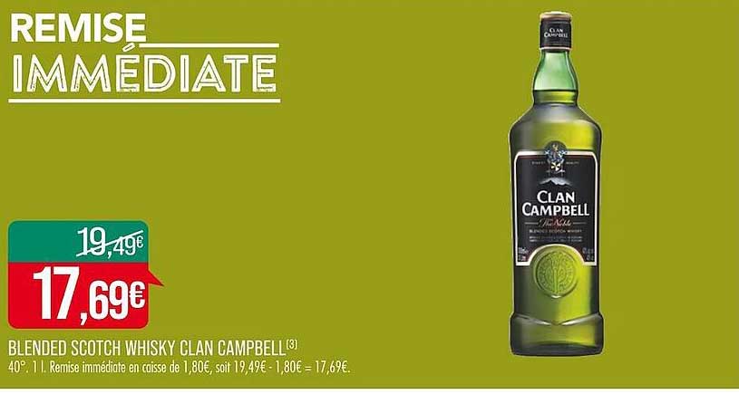blended scotch whisky clan campbell