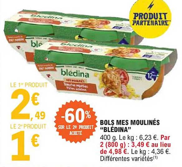 bols mes moulinés "blédina"