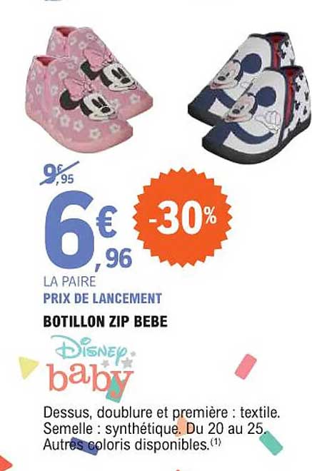 Botillon Zip Bébé Disney Baby