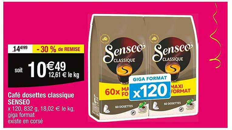 Café Dosettes Classique Senseo